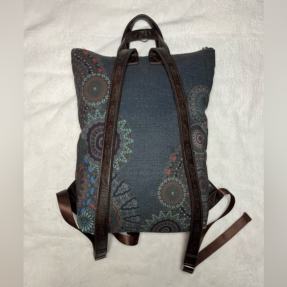 Desigual Logomania Mandala Backpack - Picture 2 of 15